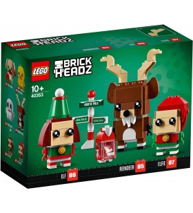 LEGO BRICK HEADZ 40353 Reindeer, Elf and Elfie